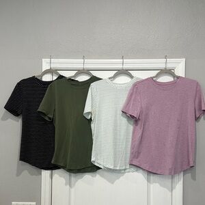 Lululemon LOT 4 LOVE CREW shirts size 6